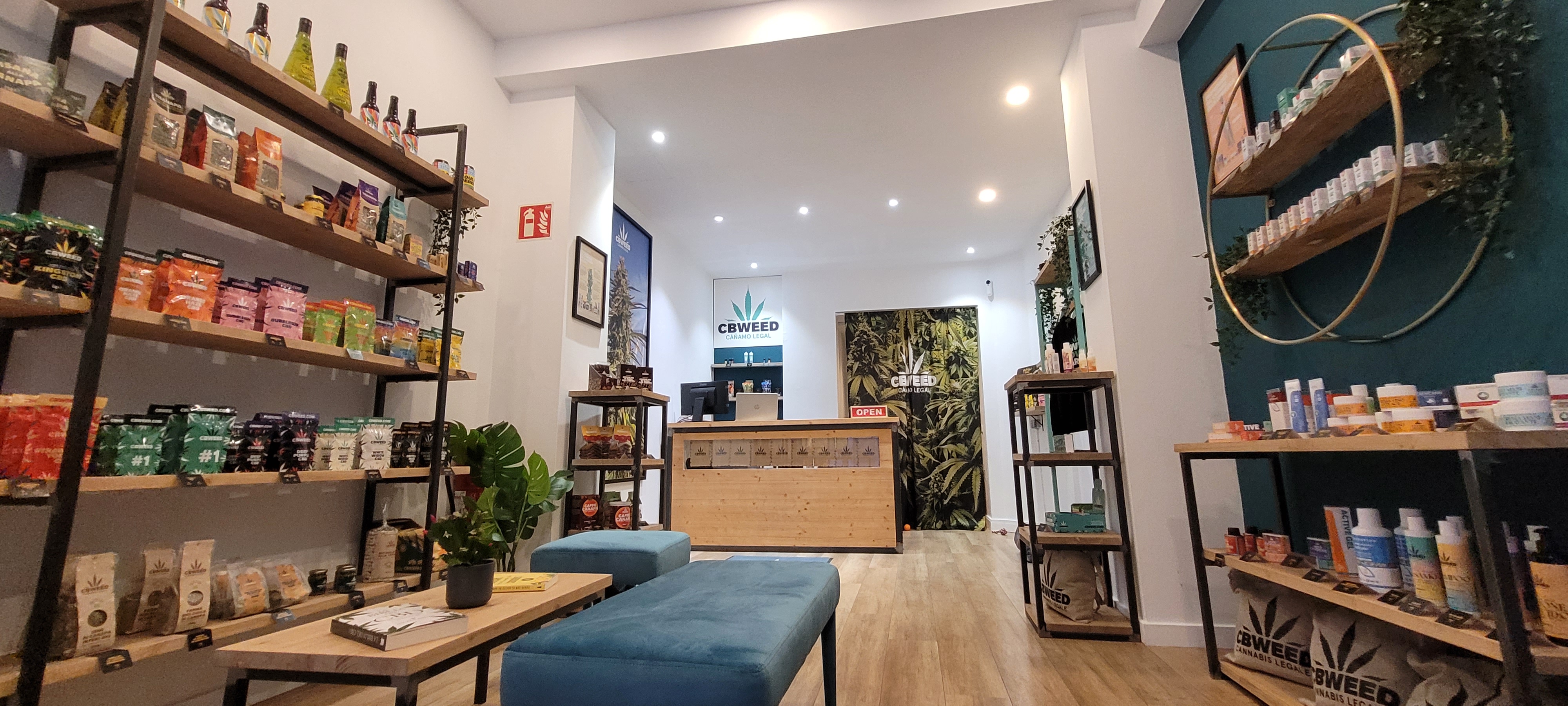 Traspaso de tienda de derivados de cáñamo en el centro de Palma