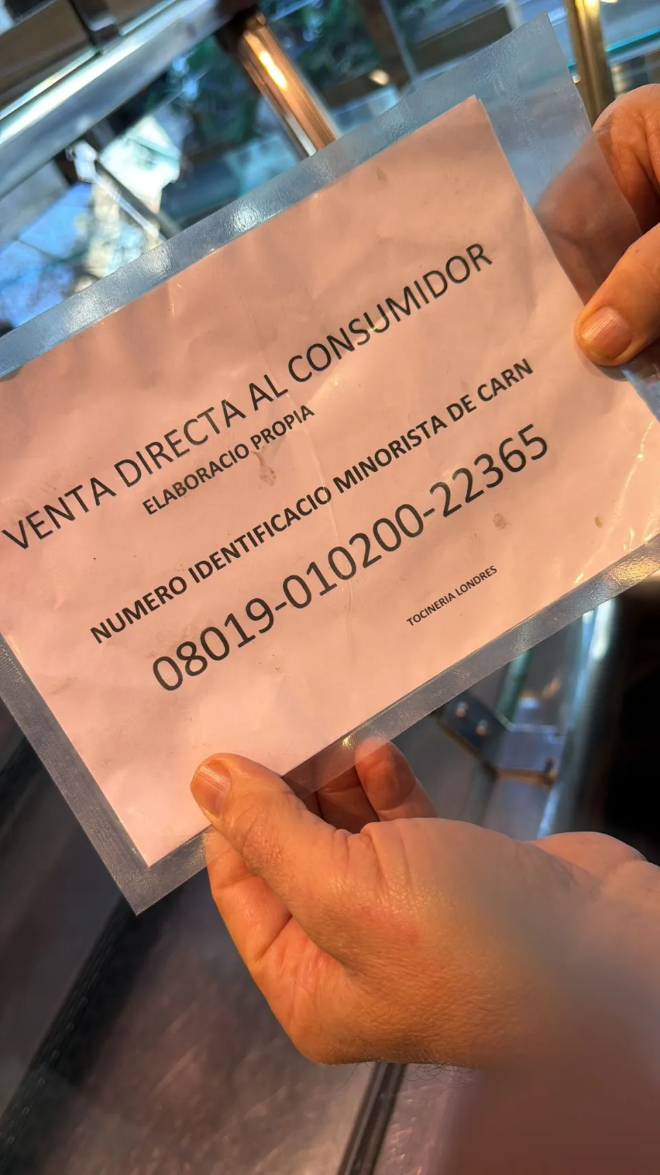 Carnicería en traspaso en Barcelona