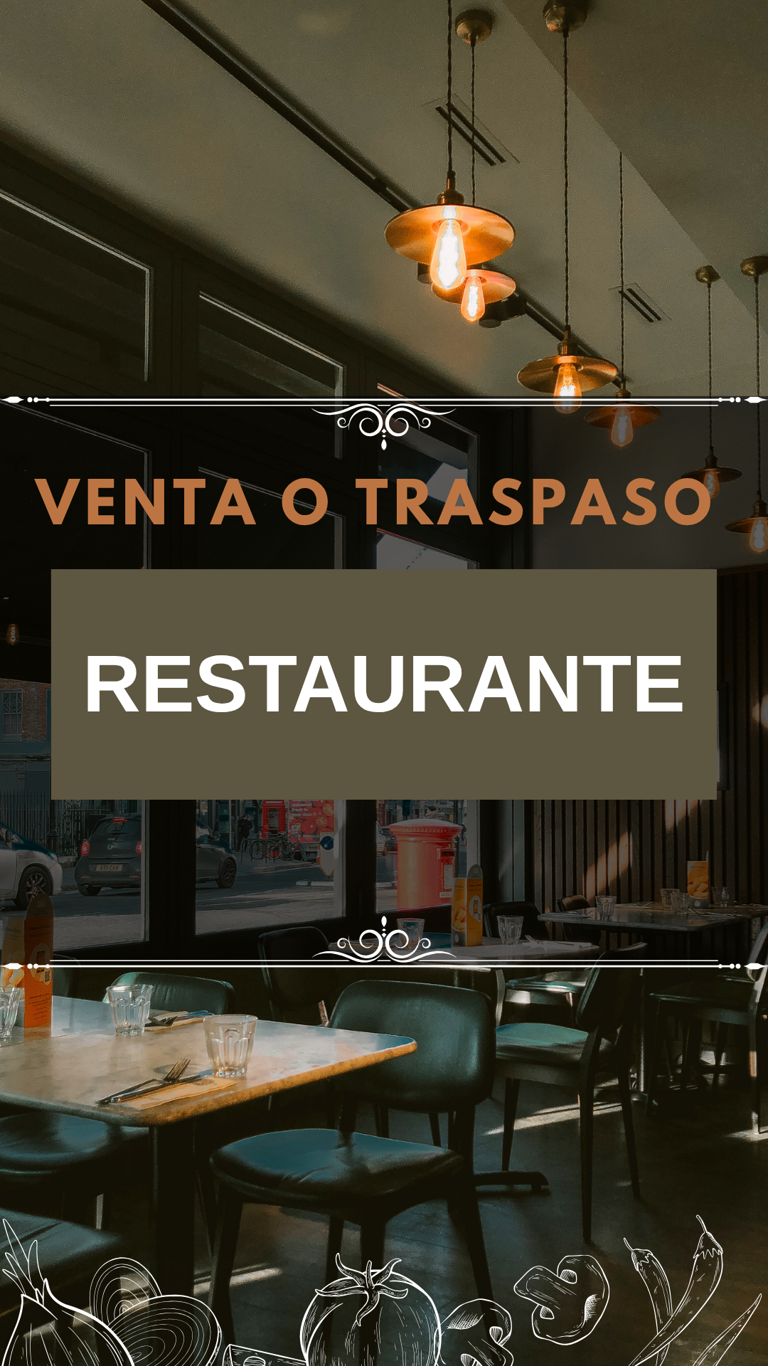 VENTA/TRASPASO DE RESTAURANTE
