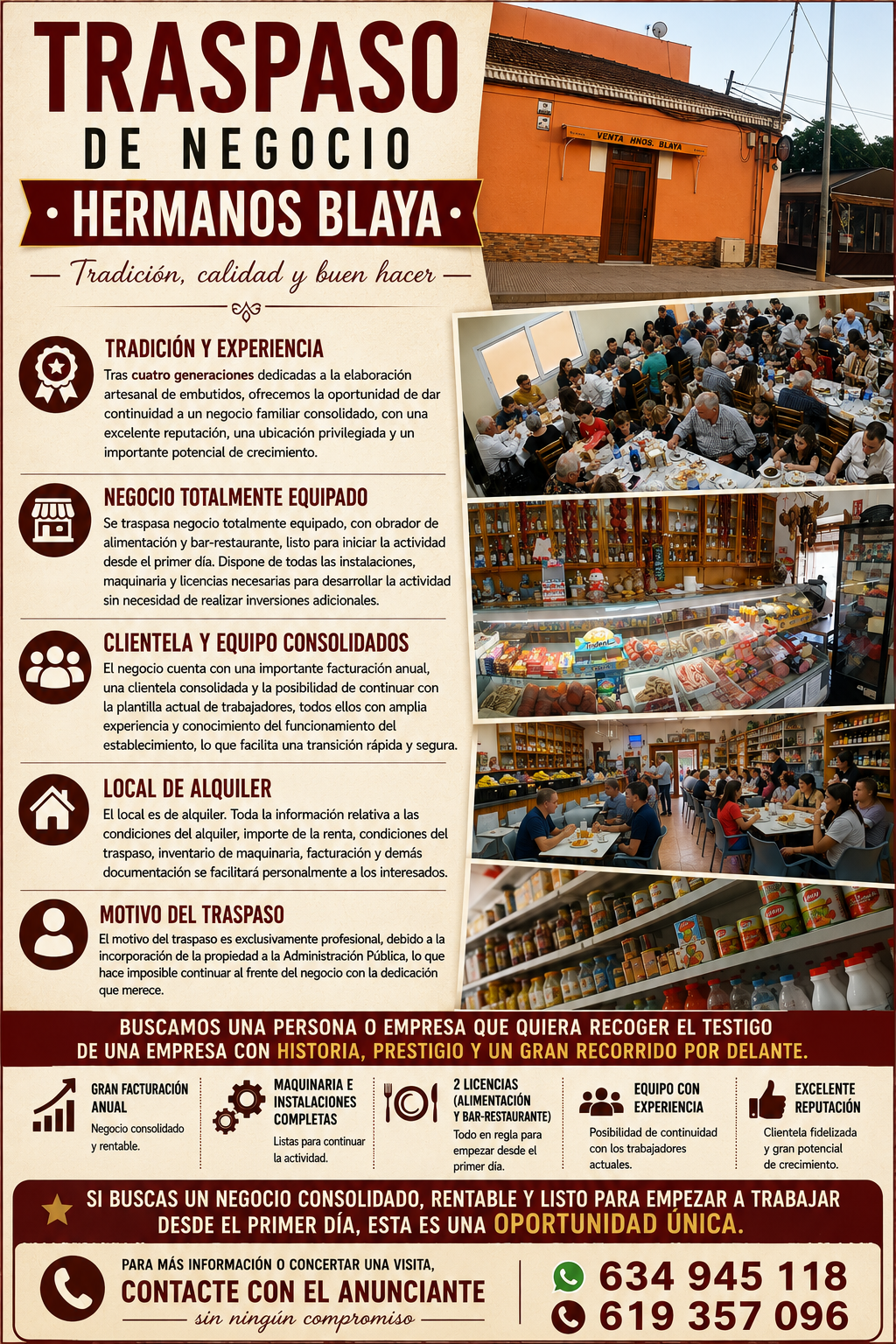 Traspaso de bar alimentación en avenida san javier 60, La Aparecida