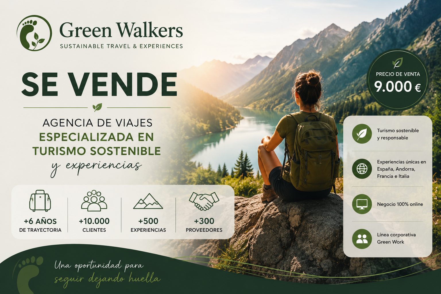 Venta de agencia de viajes especializada en turismo sostenible en Masnou (El), España