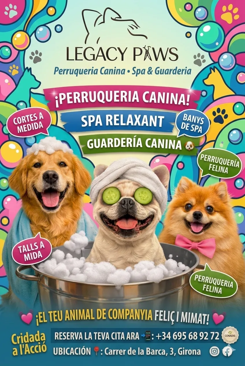 Traspaso de peluquería canina y spa en Carrer de la Barca, Girona