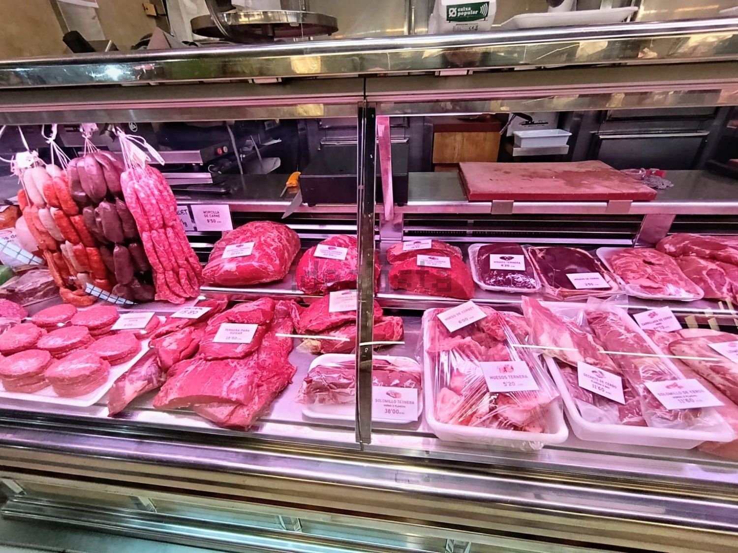 Metzgerei zur Übernahme in der Plaza Barón del cortes im Mercado de Ruzafa, Valencia
