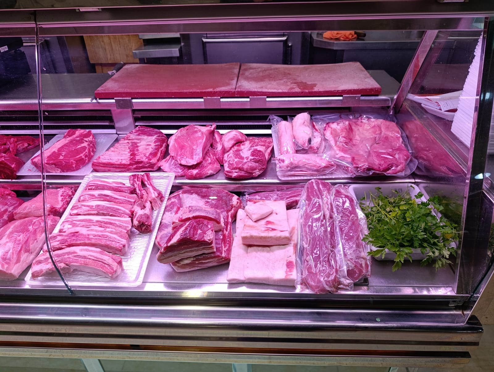 Metzgerei zur Übernahme in der Plaza Barón del cortes im Mercado de Ruzafa, Valencia