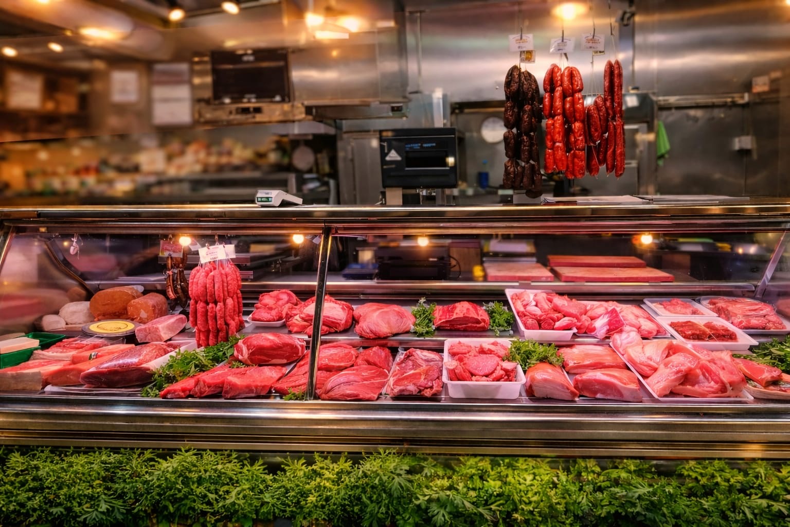 Metzgerei zur Übernahme in der Plaza Barón del cortes im Mercado de Ruzafa, Valencia