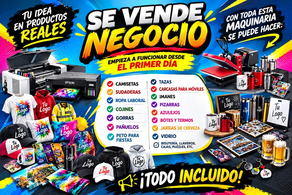 Traspaso de tienda de regalos personalizados en Valladolid, España